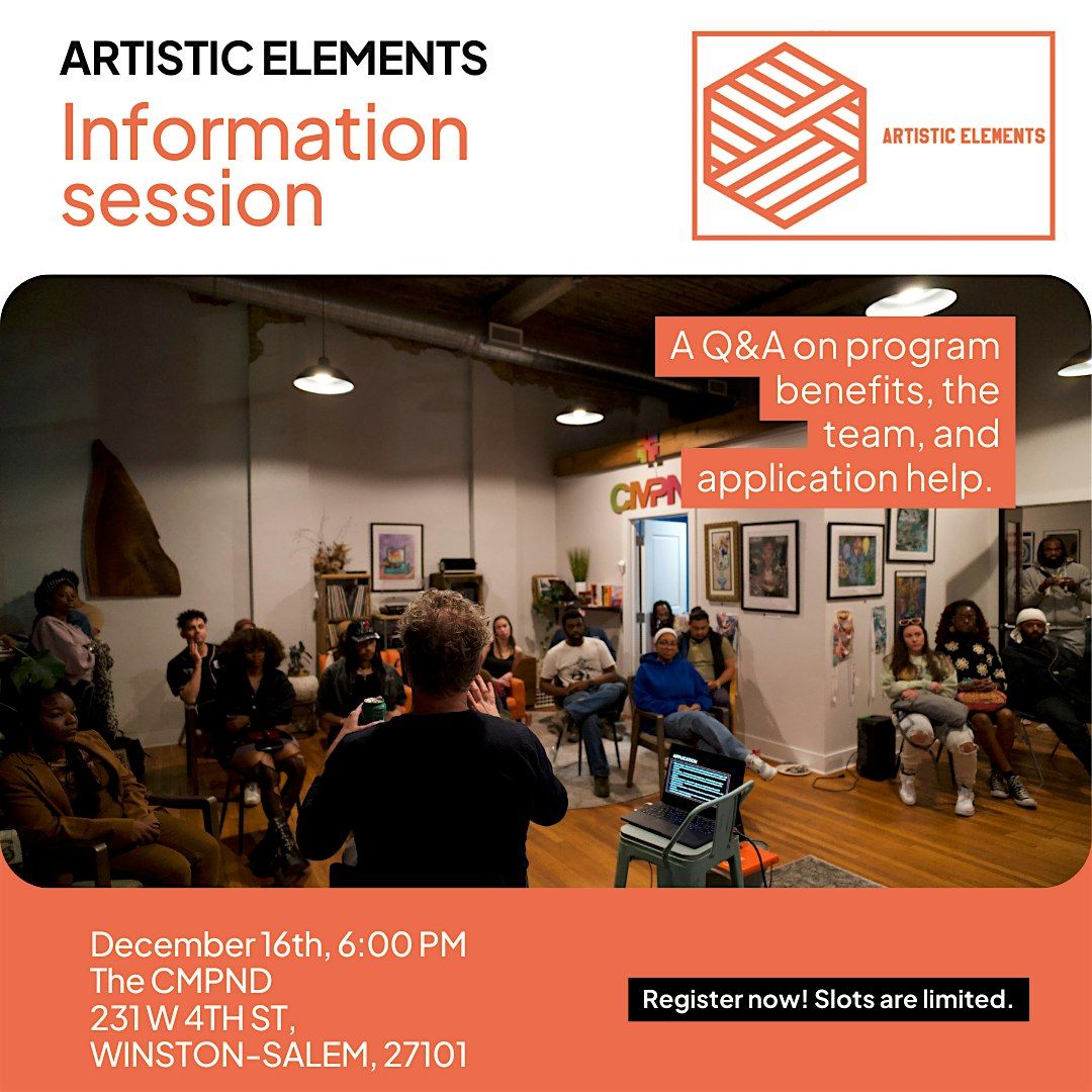 Artistic Elements Information Session
