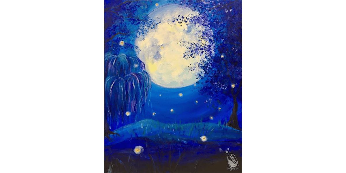 Lovely Blue Moon - Paint and Sip in San Antonio | Classpop!\u2122