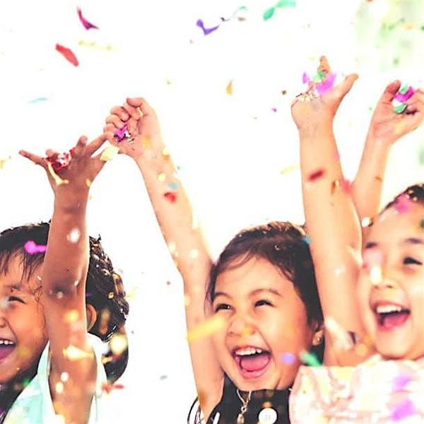 Noon Year\u2019s Day Countdown & Confetti Toss