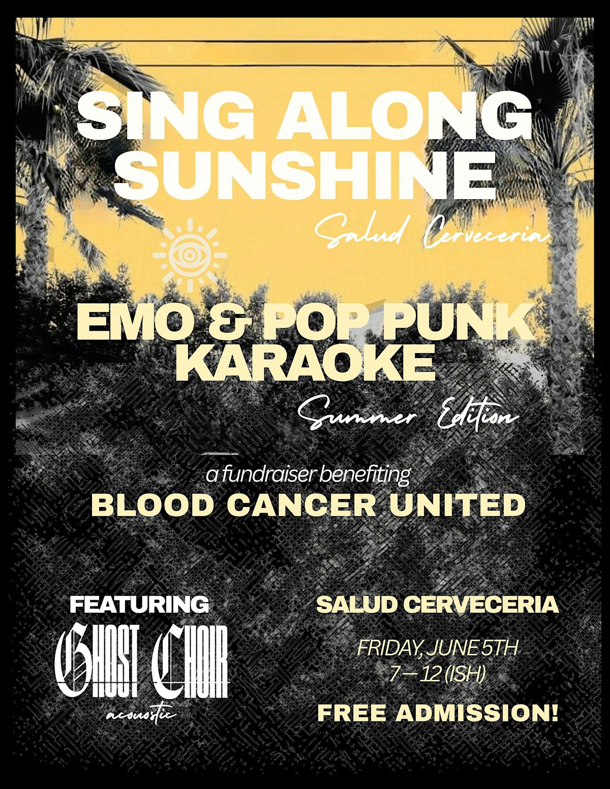 Sing Along, Sunshine \u2014 Emo & Pop-Punk Karaoke benefitting BCU
