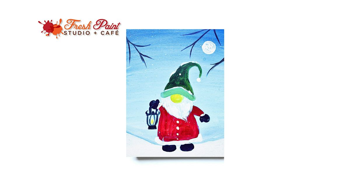 Family Paint Night: Winter Gnomes - Acrylic Painting Workshop