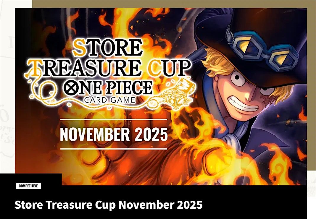 One Piece TCG Store Treasure Cup Tournaments November 2025