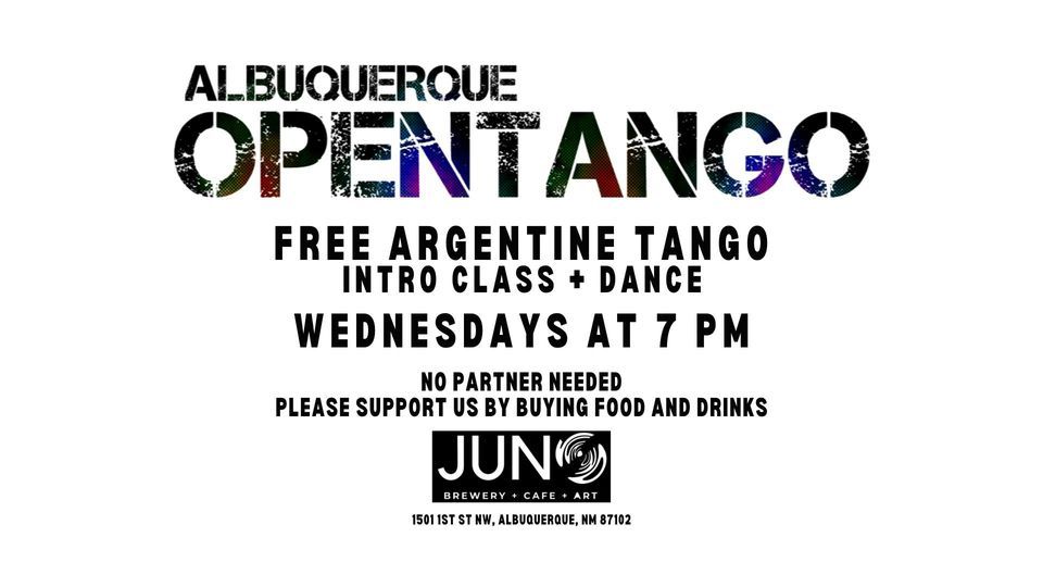 Free Tango Intro Class and Dance at Juno - ABQ Tango Festival Special Edition | JUNO Free Tango Intro Class and Dance at Juno - ABQ Tango Festival Special Edition | JUNO