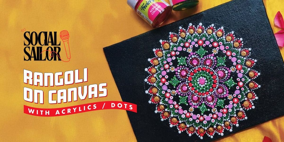 Rangoli on Canvas Workshop - Bangalore