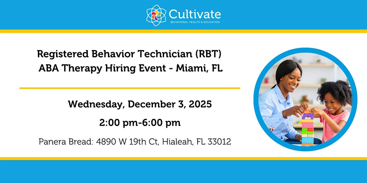 ABA Therapy Hiring Event - Miami, FL