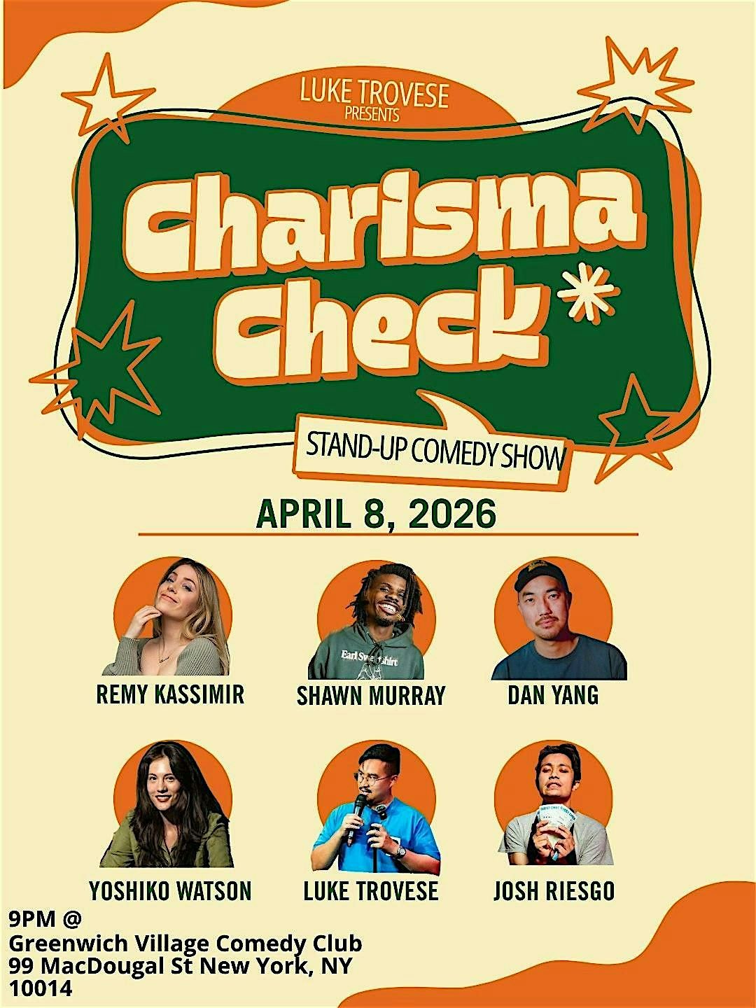 Charisma Check Comedy