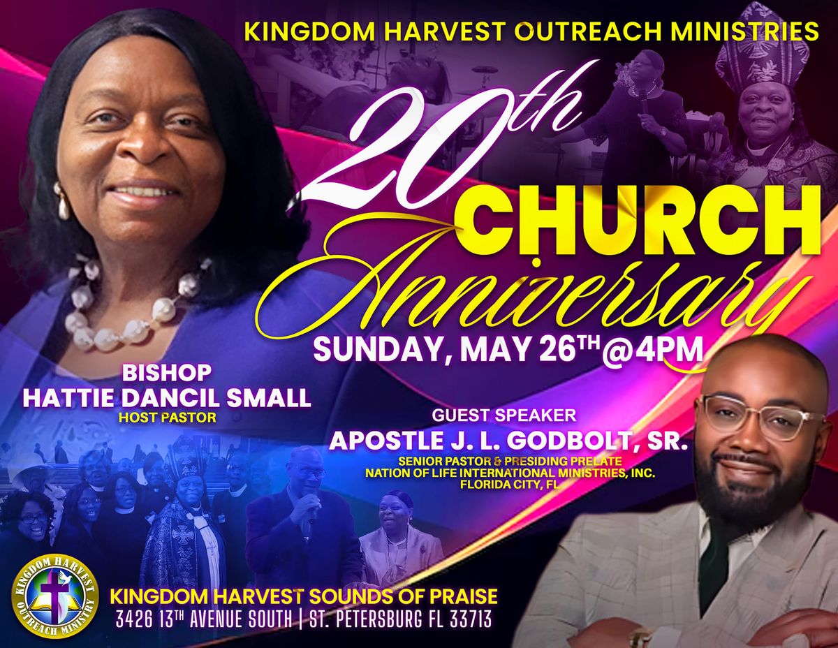 20th Church Anniversary Celebration Church | 3426 13th Avenue North ...