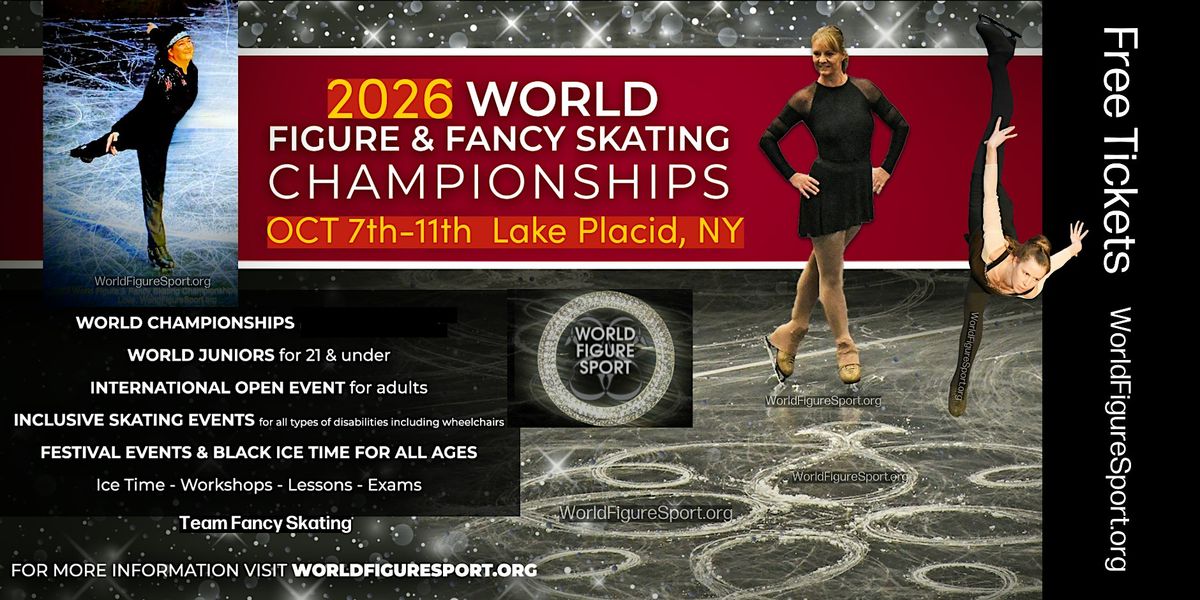 2026 World Figure & Fancy Skating Championships on Black Ice at The ...