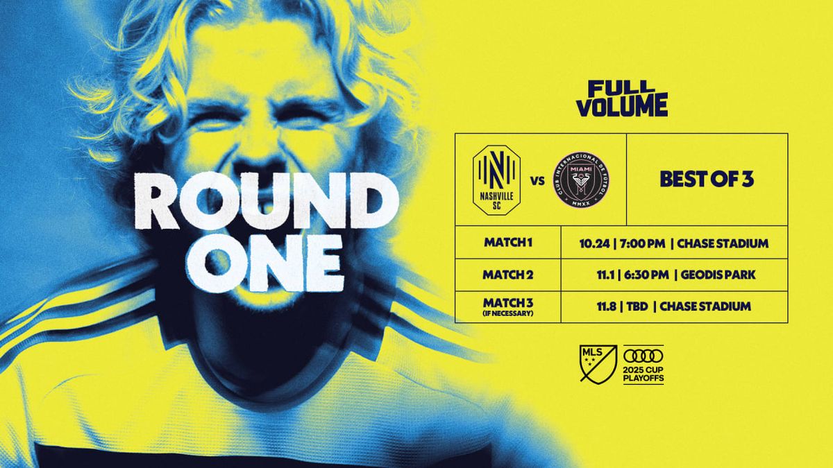 MLS Cup Round 1: Nashville SC at Inter Miami CF (Game 3, Home Game 2)