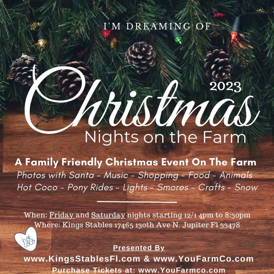 Christmas on the Farm 2023 17465 130th Ave N, Jupiter, FL 334785227