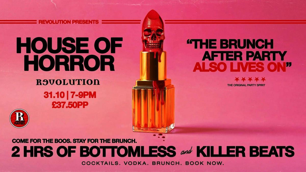 \ud83e\ude78 HOUSE OF VODKA \/\/ HOUSE OF HORROR BRUNCH \ud83e\ude78