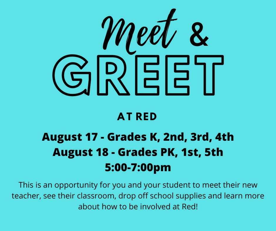 Meet and Greet - Grades K, 2nd, 3rd, 4th | Red Elementary , Houston, TX ...