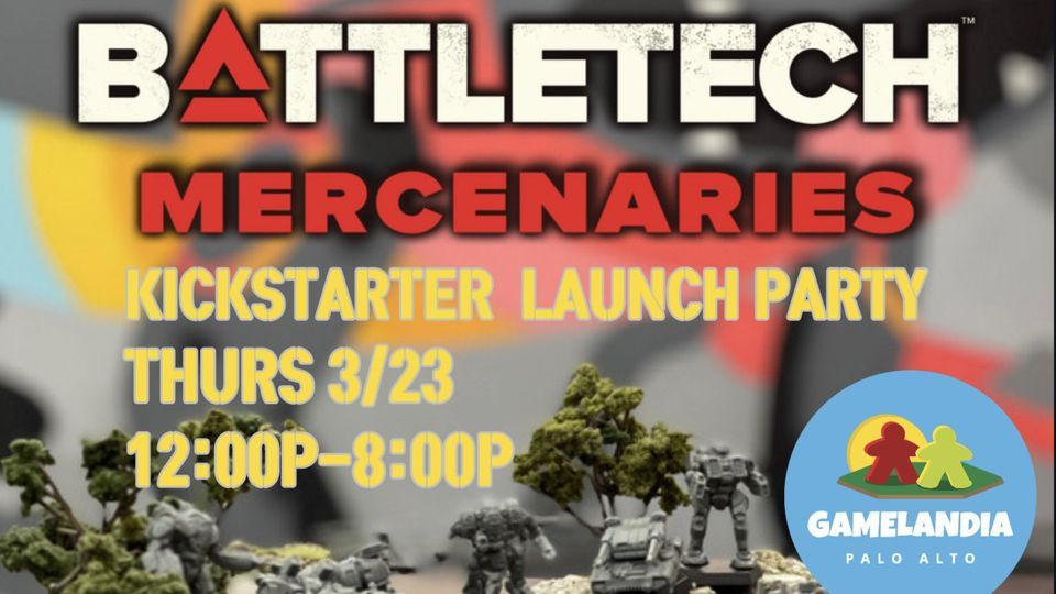 Scenario Table Spot Battletech Mercenaries Kickstarter Launch Party Gamelandia.fun, Palo