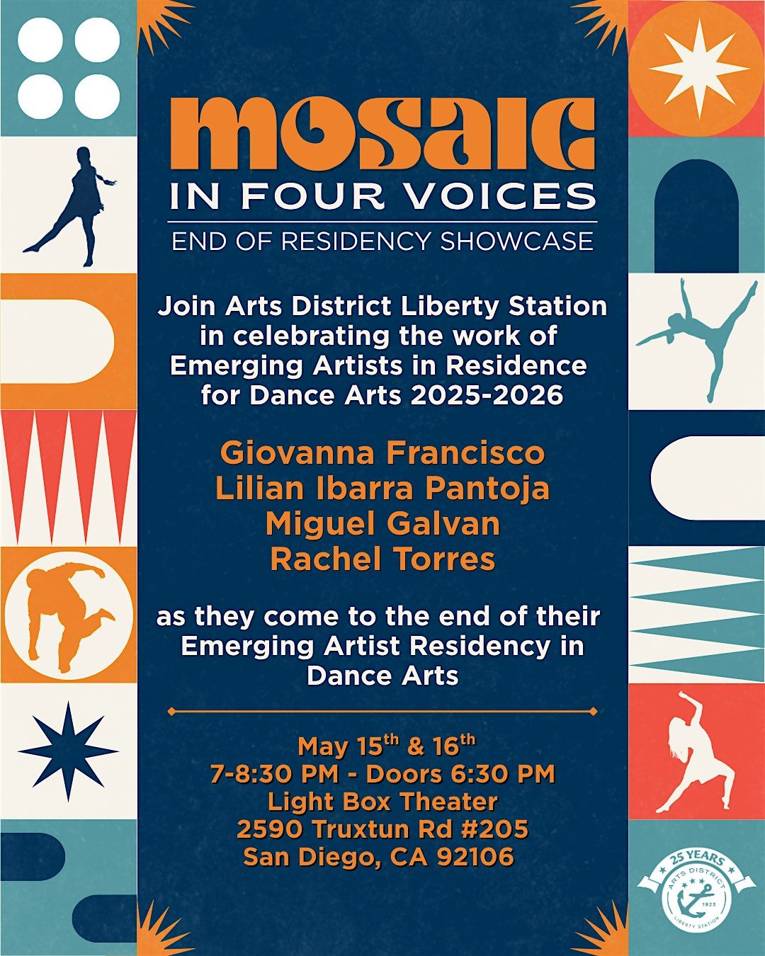 Mosaic in Four Voices, an End of Residency Showcase