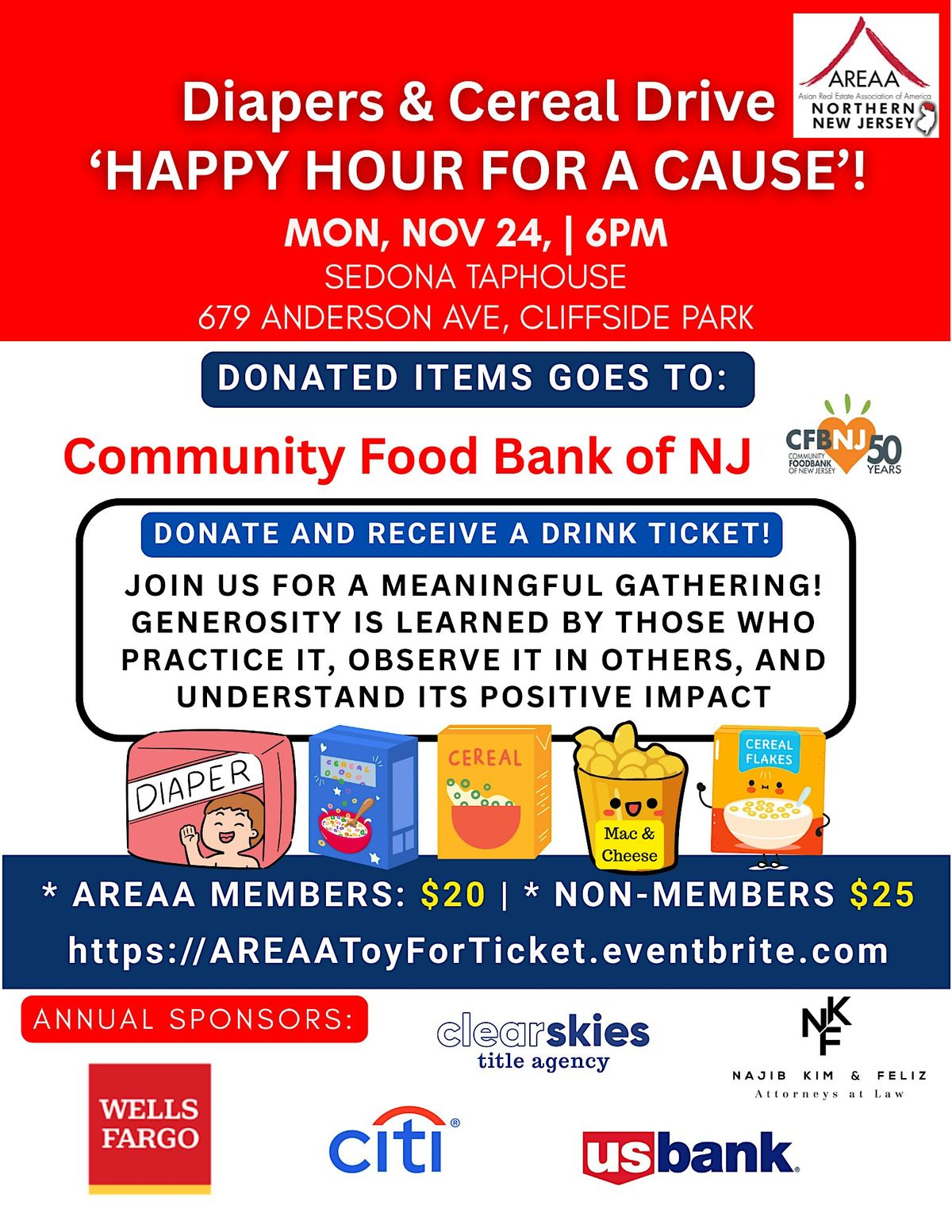 AREAA NNJ's Holiday Happy Hour