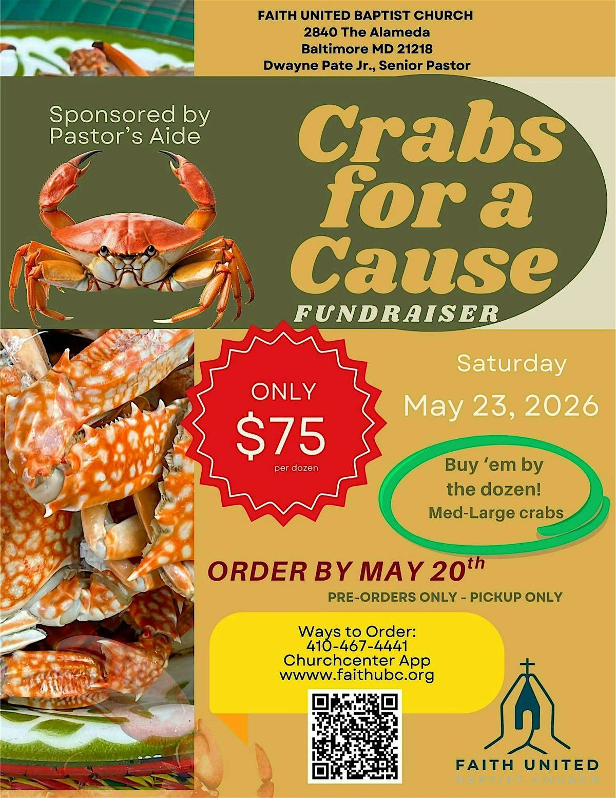 Crabs For a Cause Fundraiser