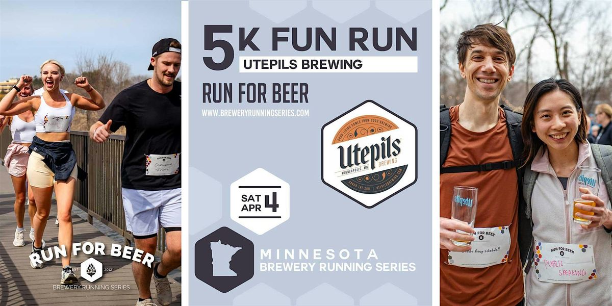 5k Fun Run x Utepils Brewing | 2026 MN Brewery Running Series