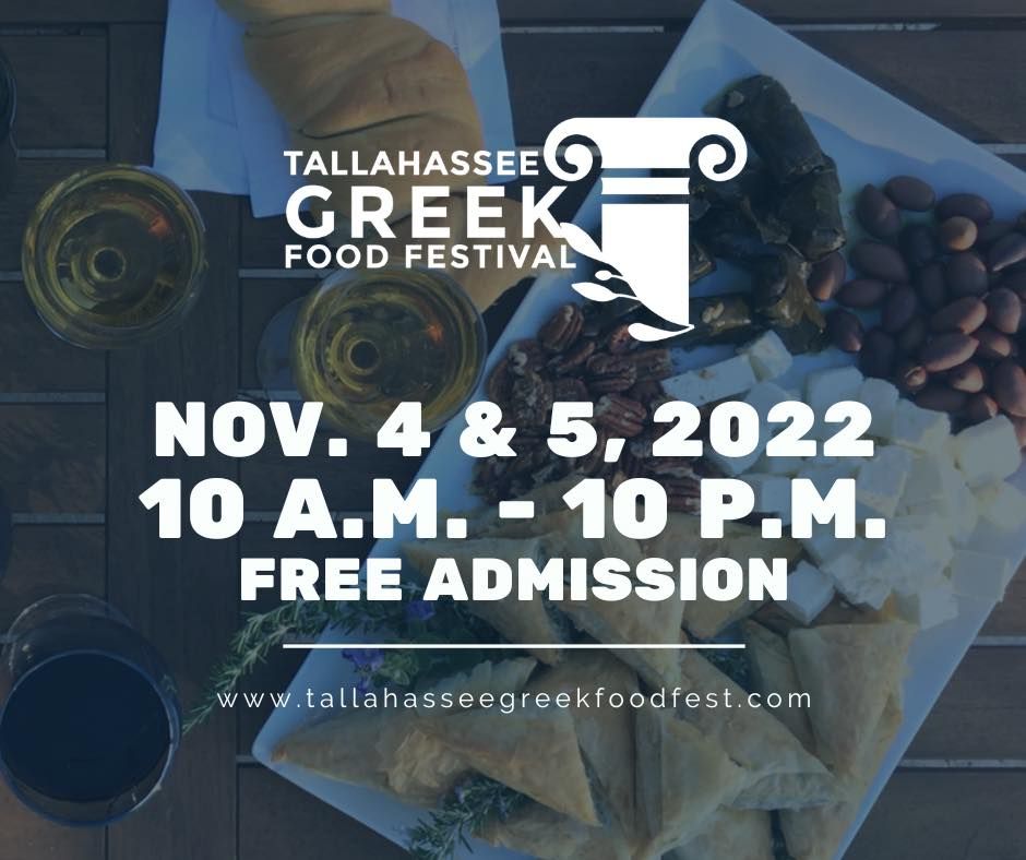 2025 Tallahassee Greek Food Festival Holy Mother of God Philoptochos