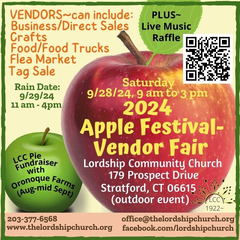 2024 Apple Festival / Vendor Fair 179 Prospect Dr, Stratford, CT