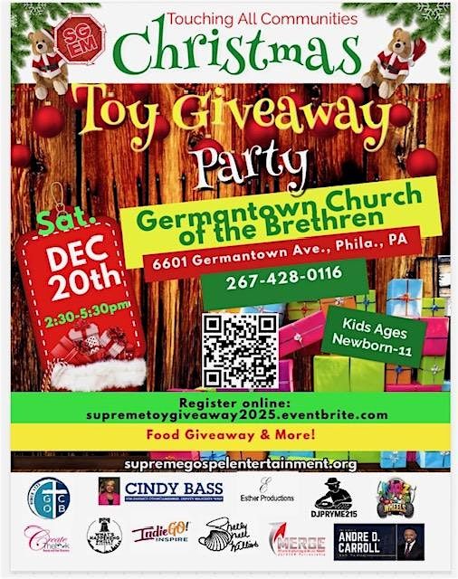 Touching All Communities Toy Giveaway & UGLY Christmas Sweater Party