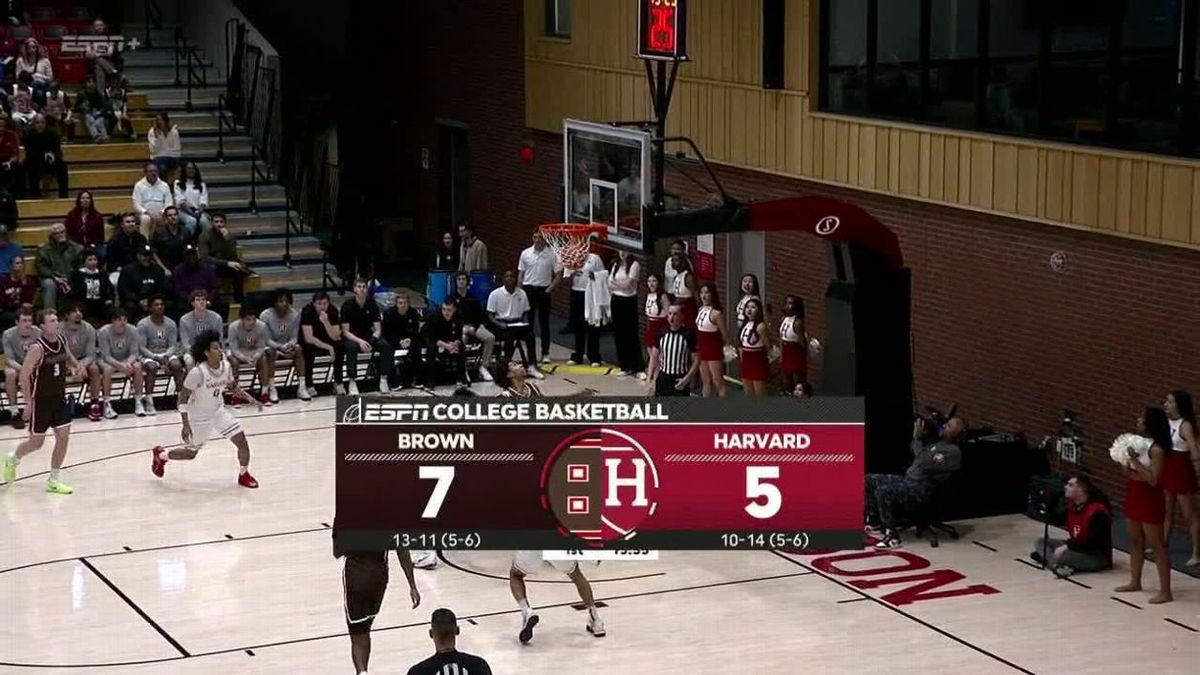 Brown Bears at Harvard Crimson Womens Basketball