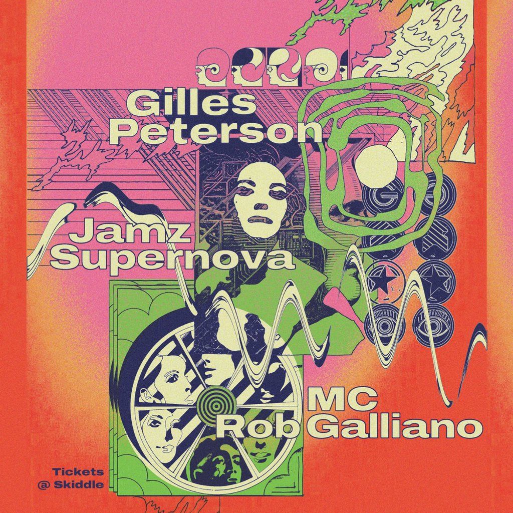 Gilles Peterson \/ Jamz Supernova \/ MC Rob Galliano