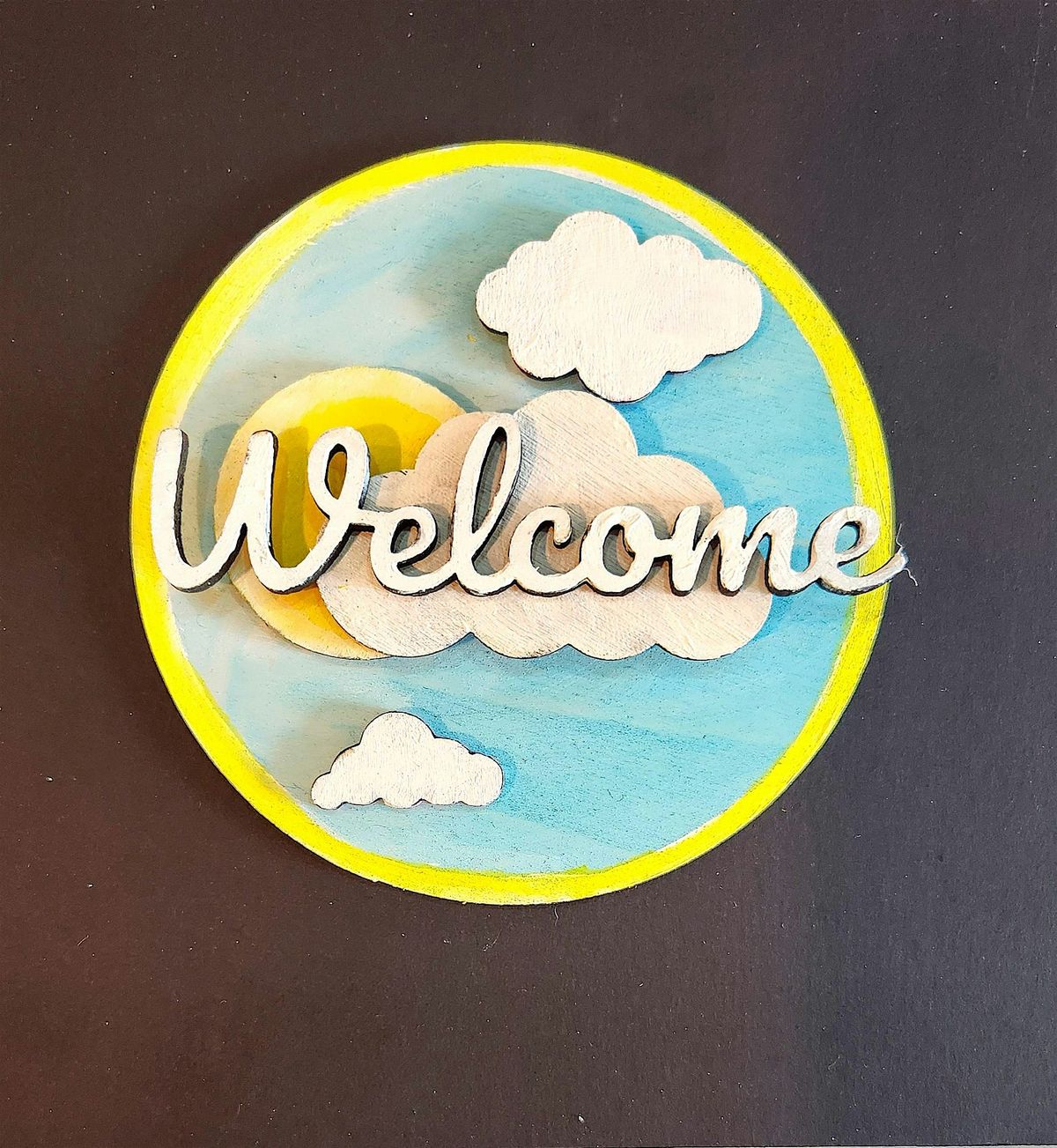 Paint and Sip: Design and Paint a Welcome Sign