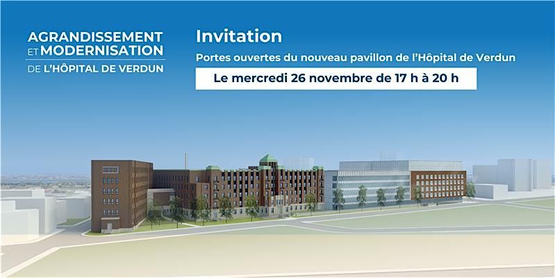 Portes ouvertes du nouveau pavillon de l'H\u00f4pital de Verdun