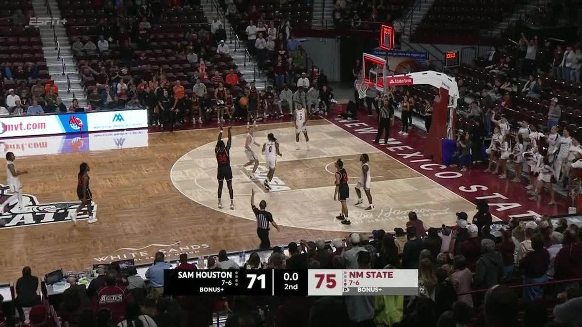 Sam Houston State Bearkats at New Mexico State Aggies Mens Basketball at Pan American Center