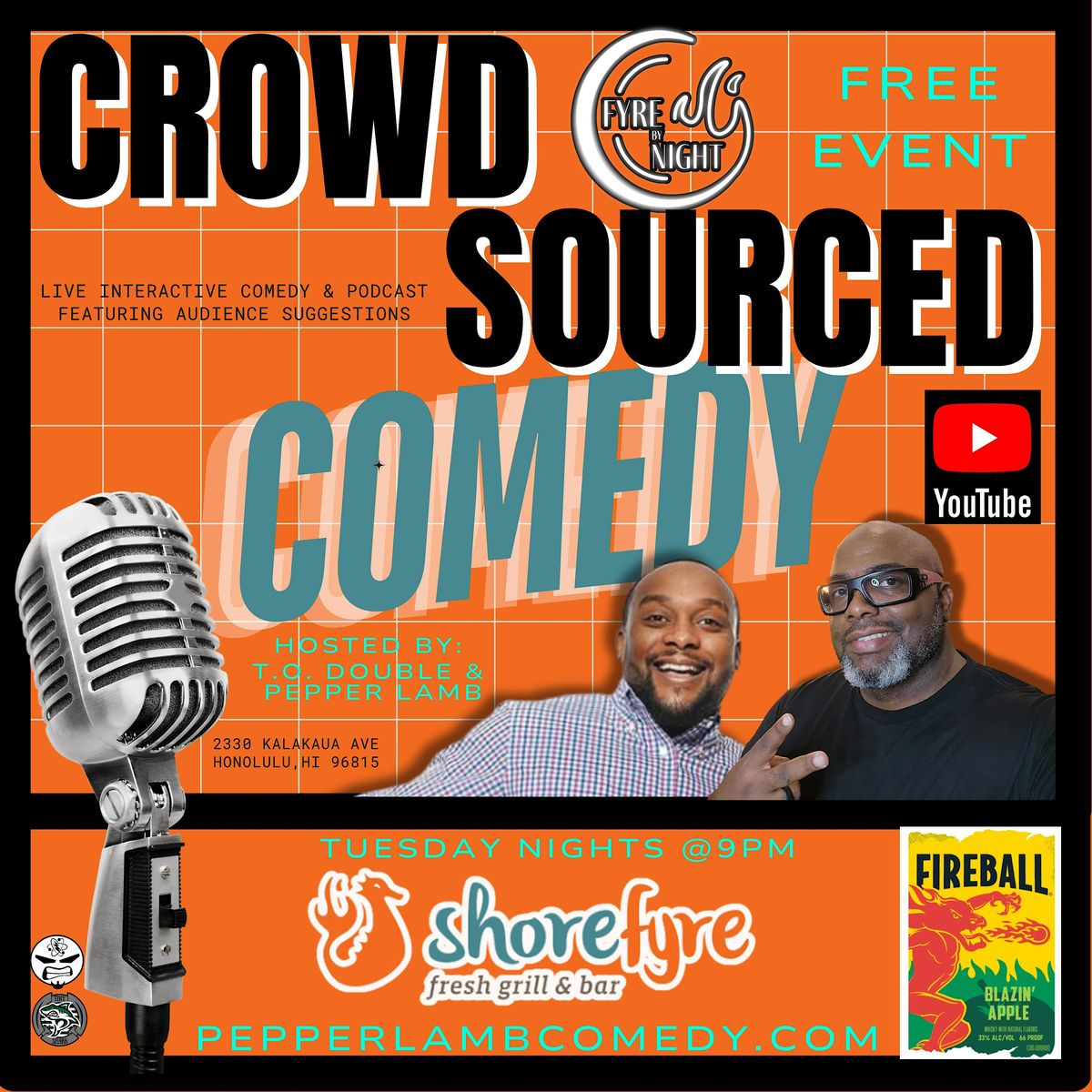 Crowd Sourced Comedy - Shorefyre Waikiki