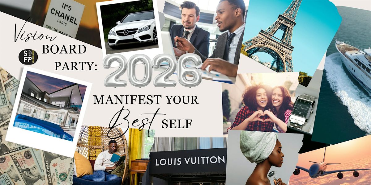 Manifest Your Best Self Vision Board Party!