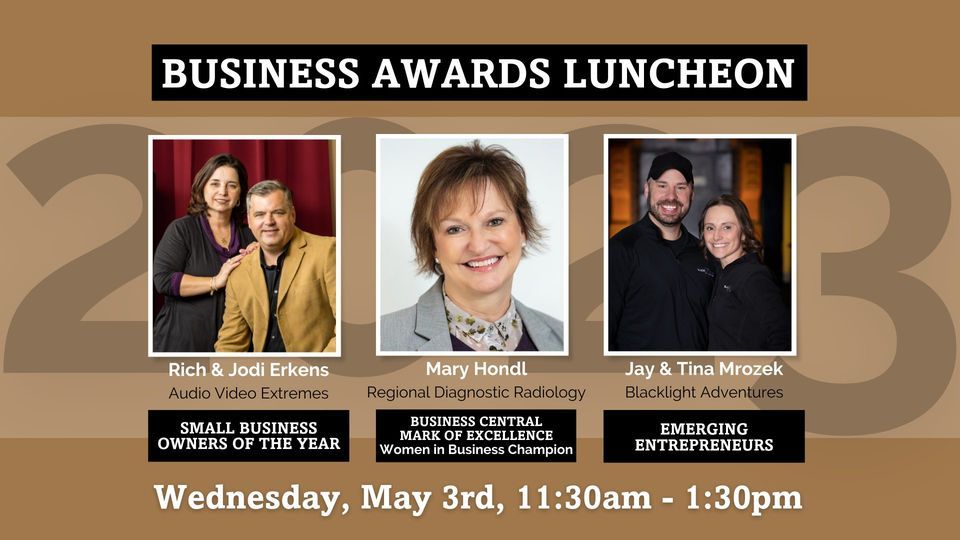 2023 Business Awards Luncheon The Park Event Center Waite Park, MN