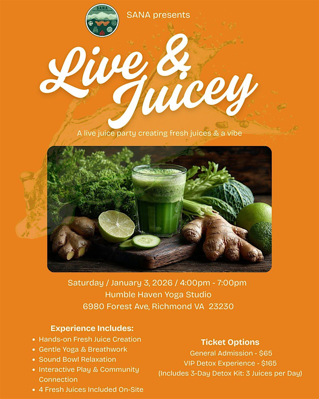 Live & Juicy (A Live Juice Party & A Vibe)