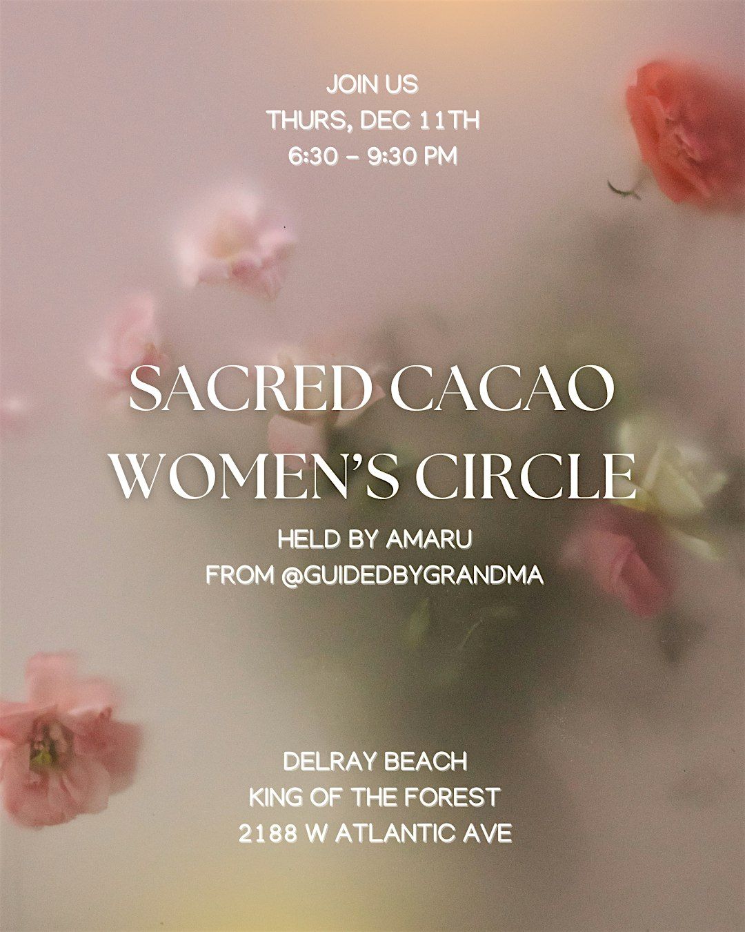Sacred Cacao Women's Circle