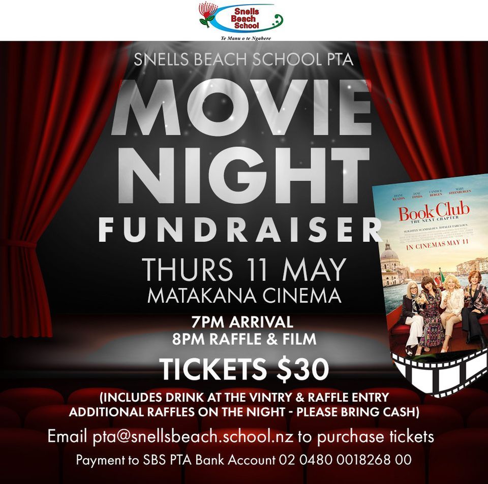 Snells Beach School PTA Movie Night Fundraiser: Book Club: The Next ...