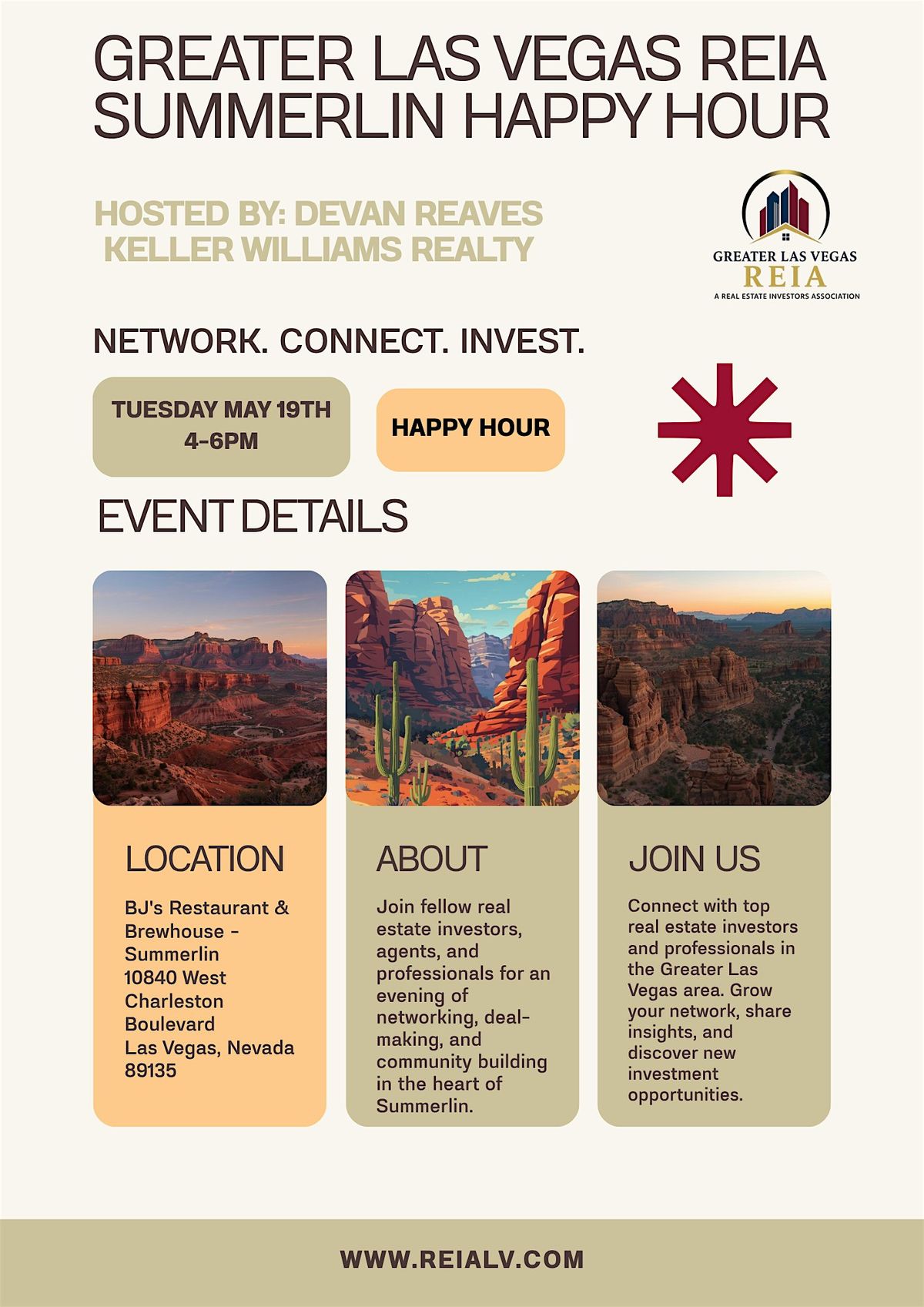 Greater Las Vegas REIA Summerlin Happy Hour