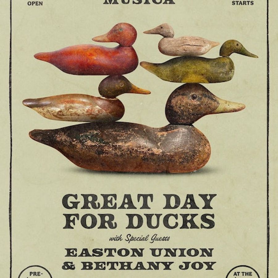 Great Day For Ducks at John, James and Clara Knight Stage