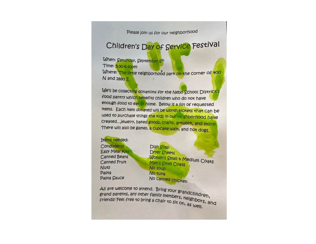 Children's Day of Service Festival