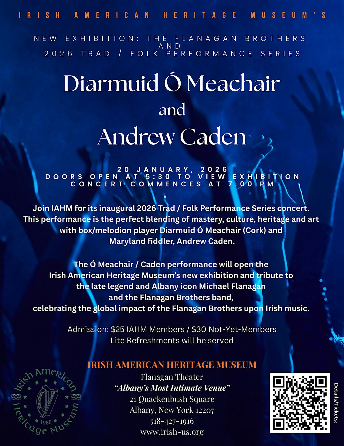 EXHIBITION OPENING AND CONCERT: Diarmuid \u00d3 Meachair and Andrew Caden