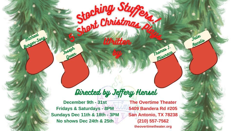 Stocking Stuffers! 5 Short Christmas Plays Overtime Theater, San