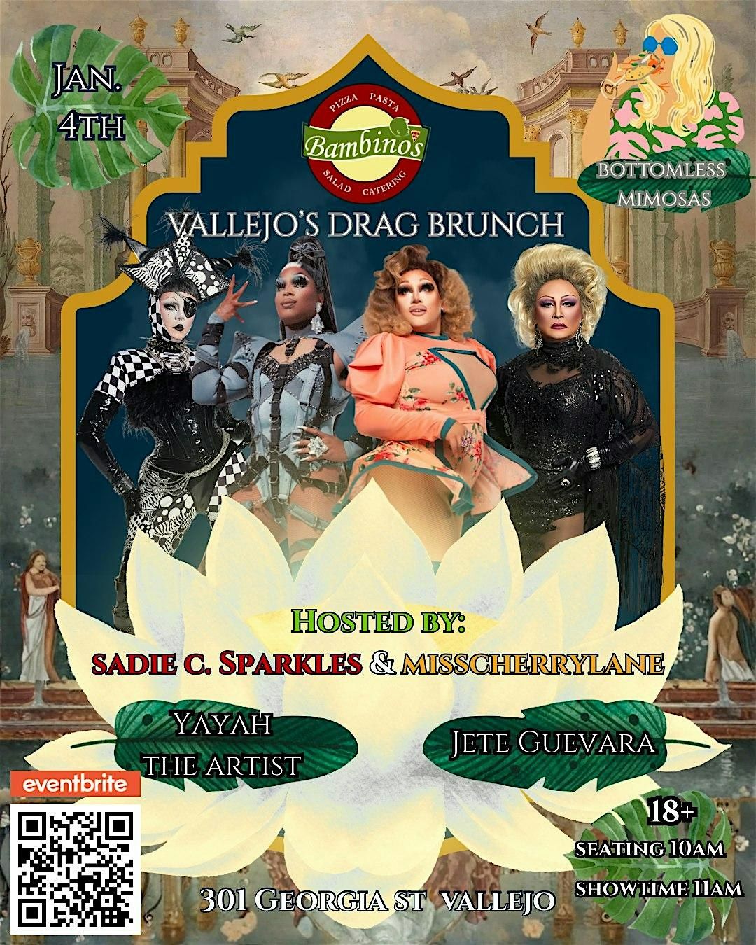 Vallejo's Drag Brunch @ Bambino's 2026 EDITION
