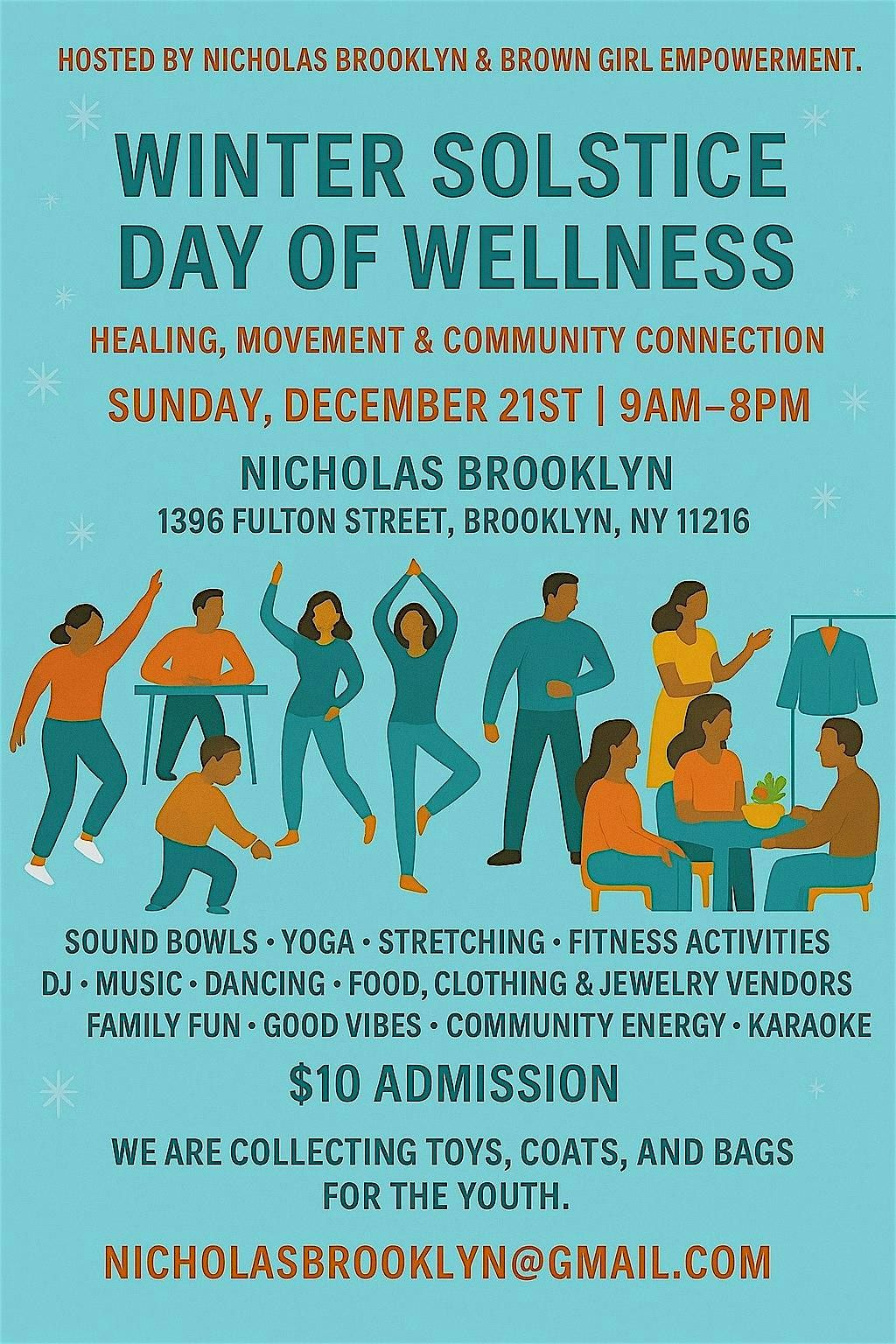 Winter Solstice Day of Wellness at Nicholas Brooklyn