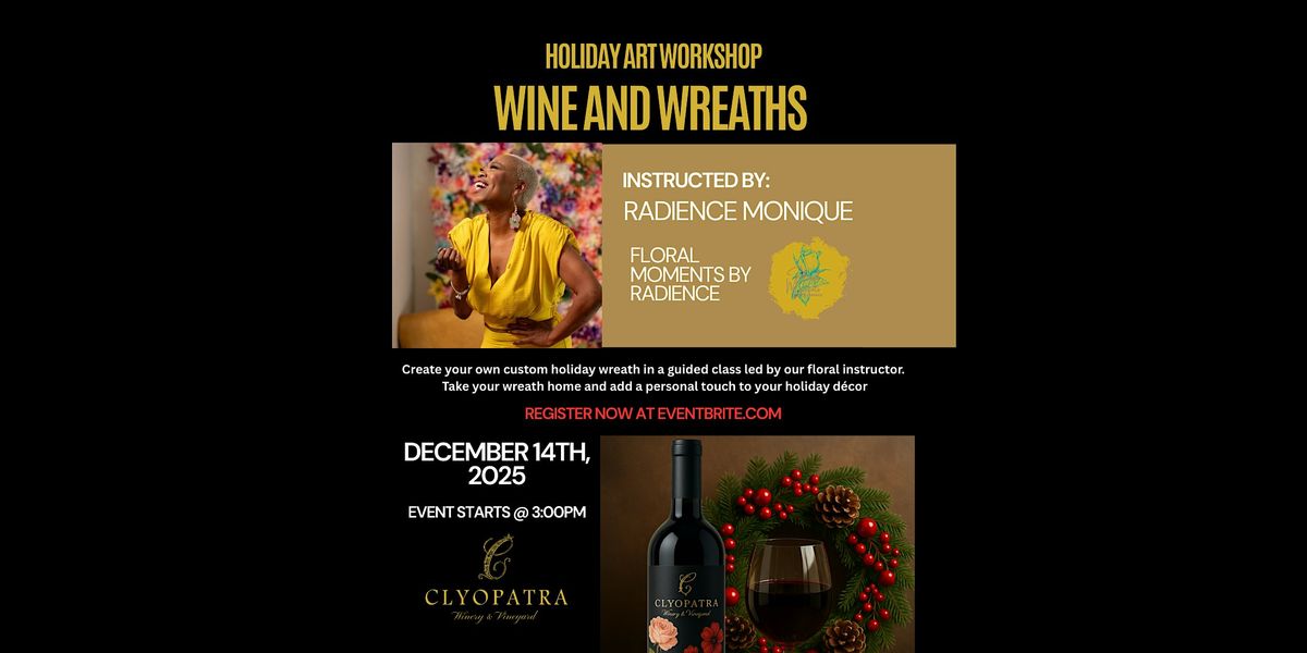 Wine and Wreaths: Holiday Art Workshop