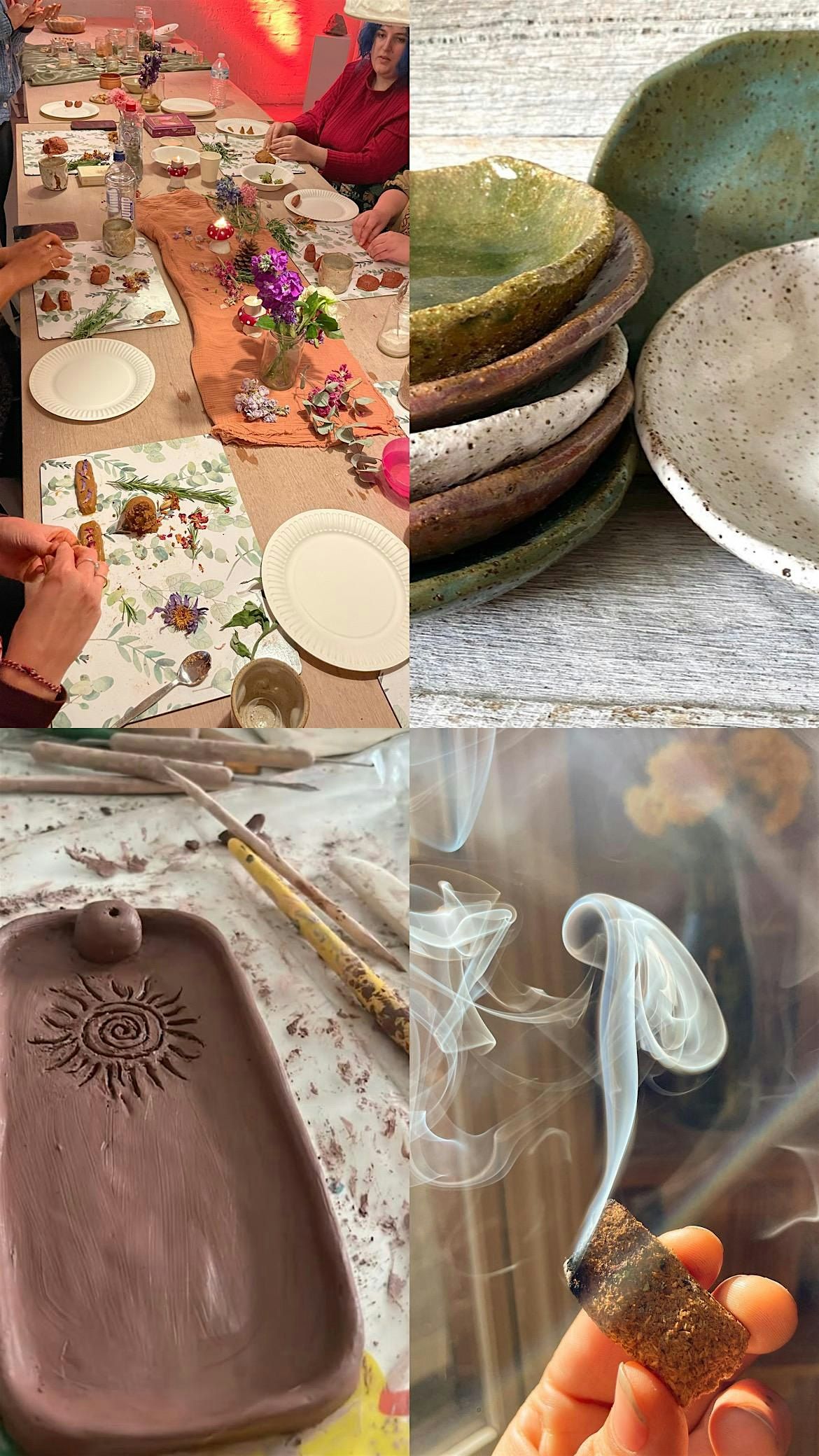 Natural incense & Ceramic Workshop