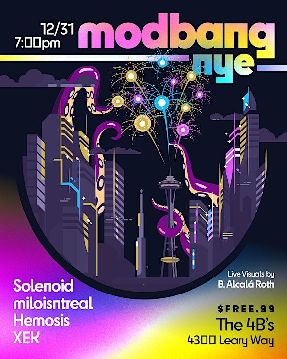 Modbang New Years Eve Live Hardware Electronic Music Event! 4300