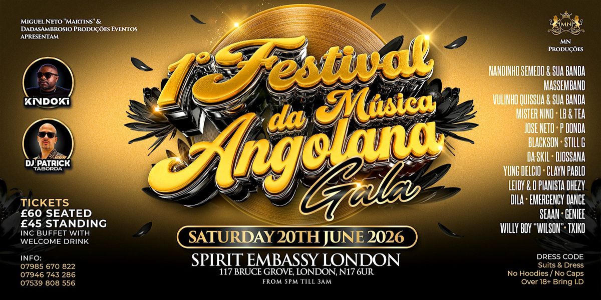 First Angolan Music Festival in the United Kingdom!