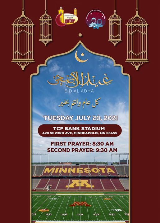 EId AlAdha Prayer 420 SE 23rd Ave, Minneapolis, MN 554550481