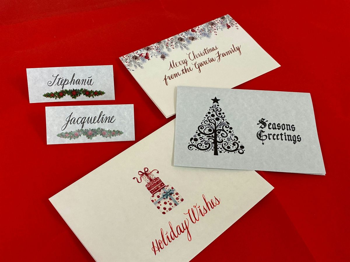 Handmade Holidays: Calligraphy Card Workshop