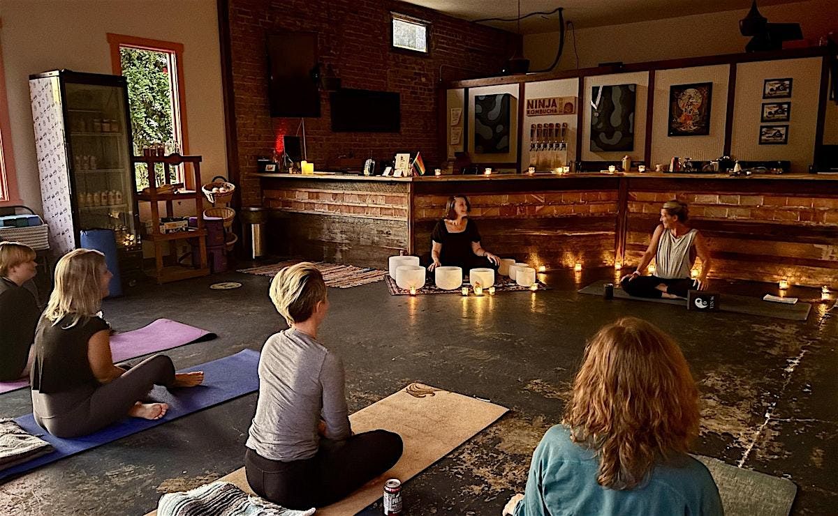 Candlelight Yin Yoga & Sound Bath at Ninja Kombucha-January Edition
