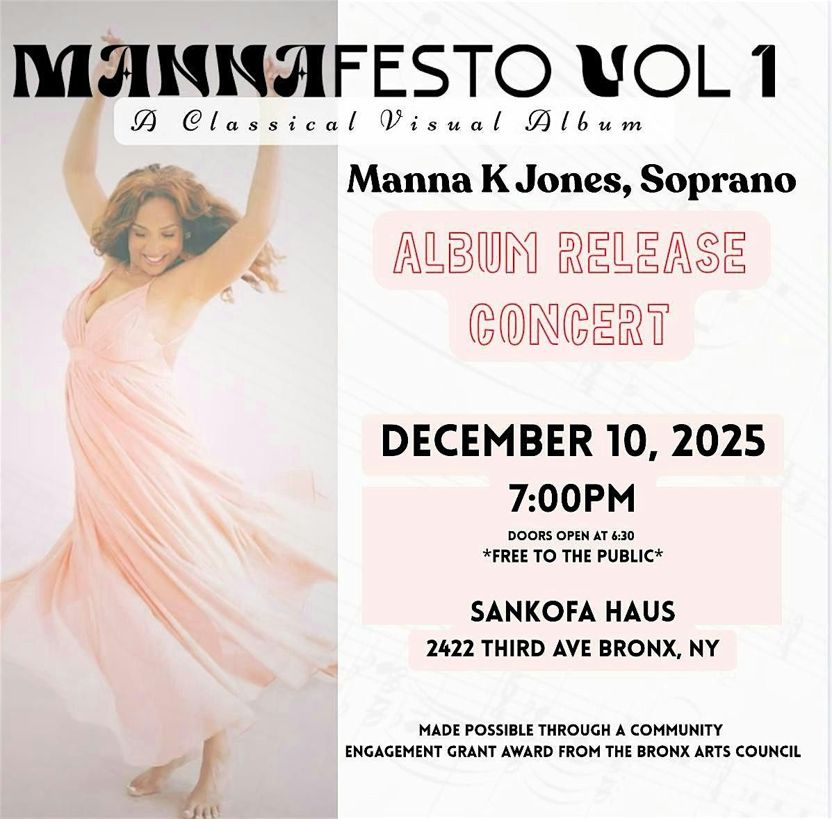 Album Release Concert: MANNAfesto: Vol. 1